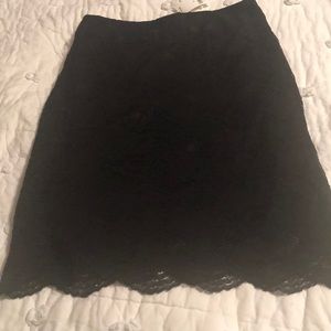 Banana Republic Black lace skirt